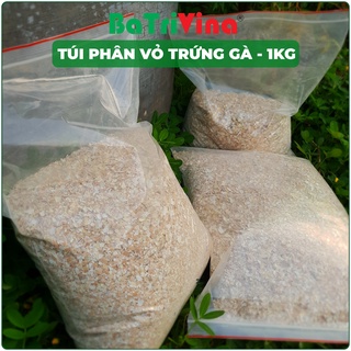 Túi 1kg Vỏ trứng gà đã xử lý bón cây bổ sung canxi chống rụng hoa, nứt quả an toàn cho cây trồng và người sử dụng
