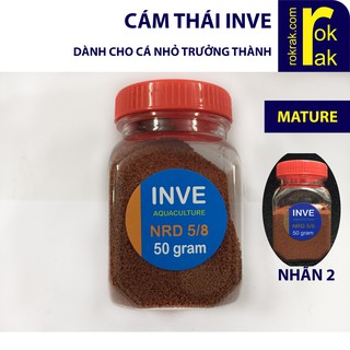 Cám Thái Inve 5/8 NRD hũ 50g Cho Cá Guppy cá cỡ nhỏ trưởng thành