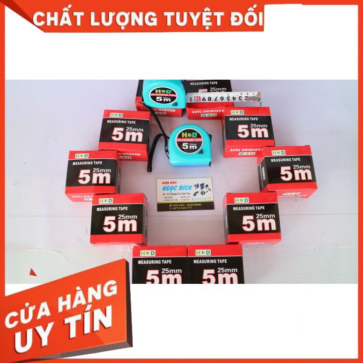 [RẺ VÔ ĐỊCH] Thước Mét LAND Chống Va Đập Phân Loại 5m