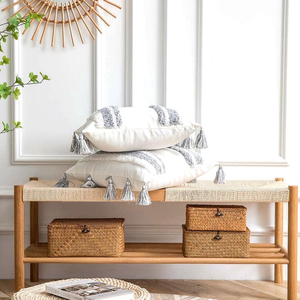 Vỏ Gối Mềm Mại Phong Cách Boho Dành Cho Xe Hơi