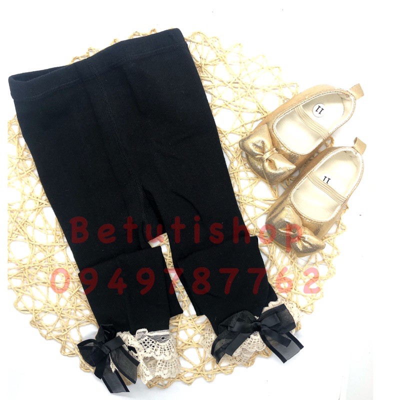 ⚡️ Big sale⚡️ Quần tất len k bàn có nơ ren  cho bé loại đẹp có hộp đựng size cho bé từ 10-35kg