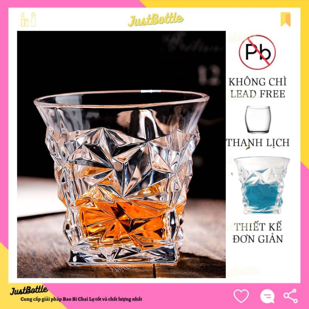 LY THỦY TINH VUÔNG KHÔNG CHÌ 260ML  FREESHIP  BỘ CỐC THỦY TINH 6 CÁI (CHIẾC) UỐNG NƯớC CAFE NHỎ ĐỘC LẠ ĐẸP