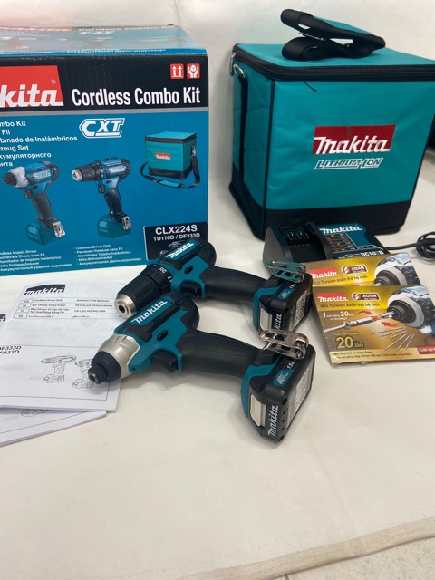 CLX224S Combo Máy Khoan và siết vít dùng pin 12v Makita