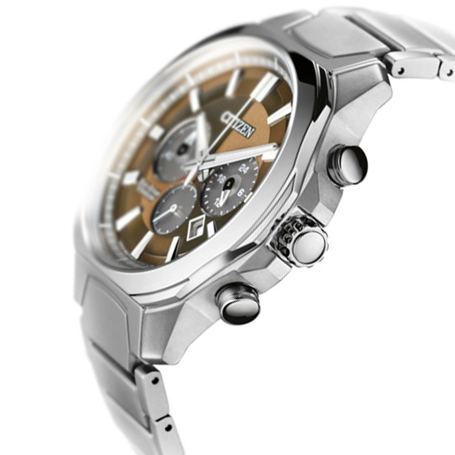 Đồng Hồ Nam Citizen Dây Titanium CA4320-51W - Mặt Nâu (Sapphire)