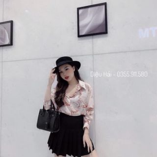 Áo sơ-mi nữ lụa 3d nhiều mẫu 1