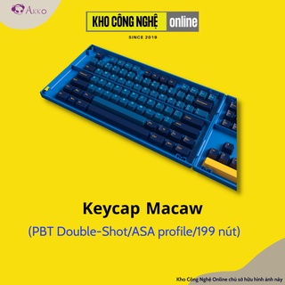 AKKO Keycap set – Macaw (PBT Double-Shot/ASA profile/199 nút)