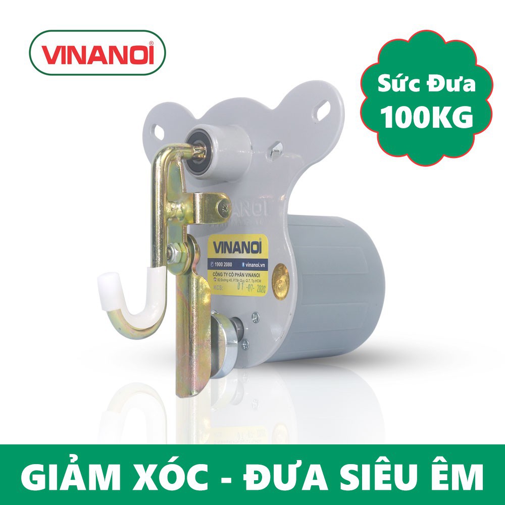 Máy đưa võng tự động VINANOI VN365N - Sức đưa 100Kg cải tiến với bộ giảm xóc