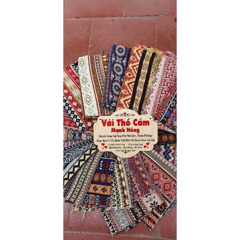 ┅✗Vải thổ cẩm kích thước 150cm ×100cm