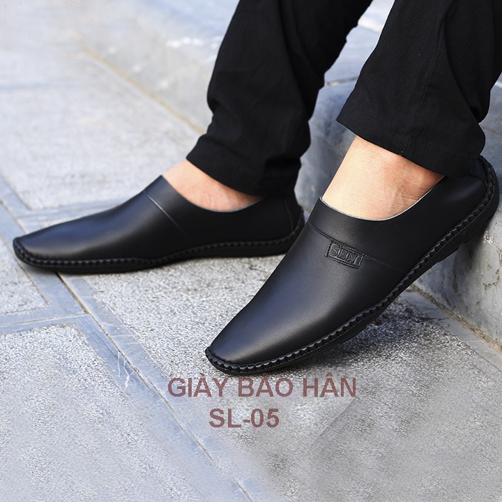 Giày Lười Da Nam Da Bò Mềm Mã SL05