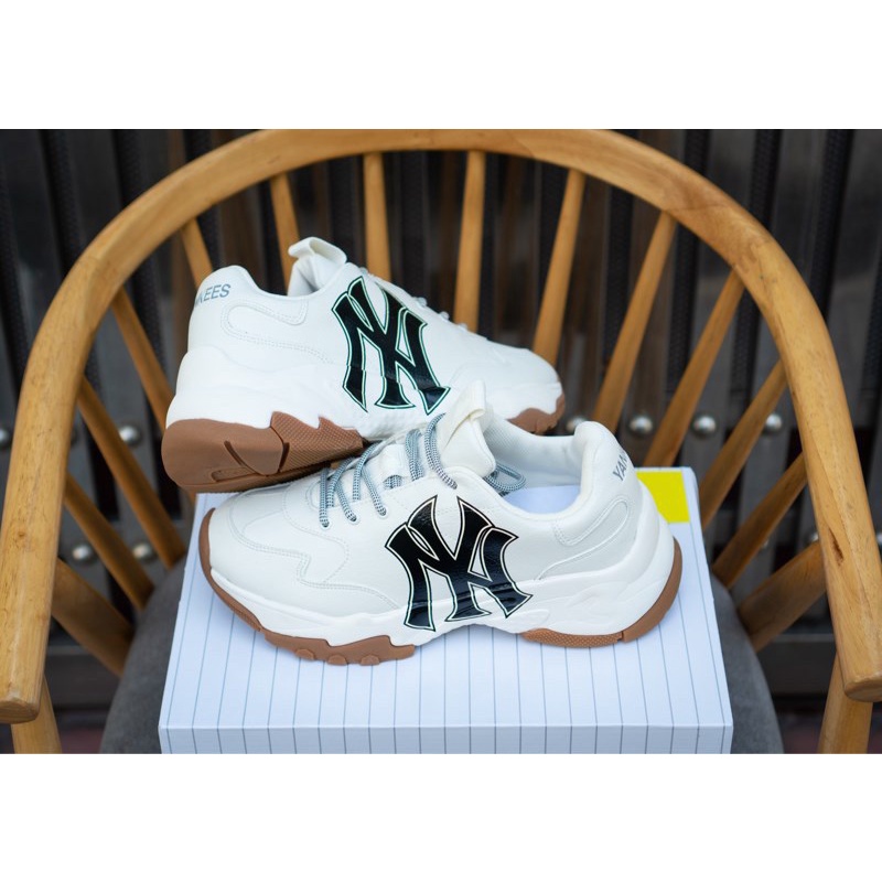 Giày MLB Bigball Chunky Embo NY 3ASHC601N-50IVS - Giày New Chính Hãng