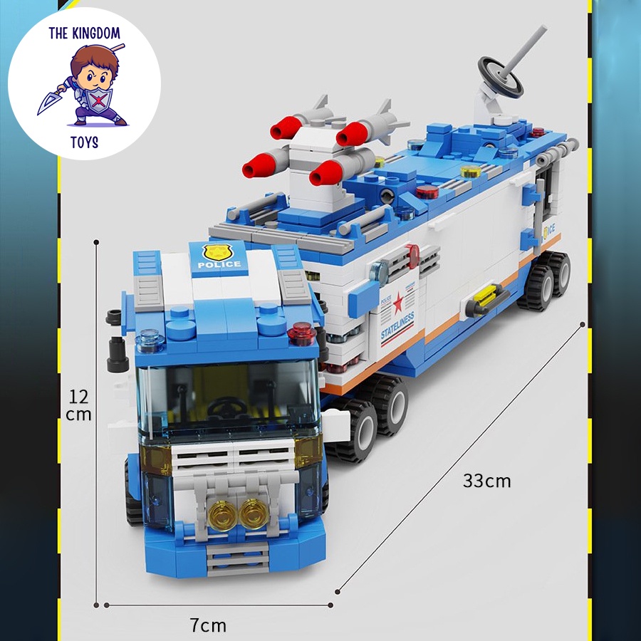 Đồ Chơi Lắp Ráp Kiểu Cảnh Sát SWAT ROBOT Rô Bốt / Máy Bay Trực Thăng / Xe Chỉ Huy / Cảnh Sát Đặc Nhiệm PX401