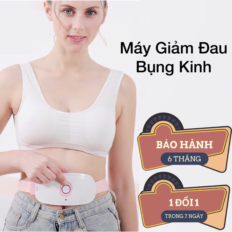 Đai giảm đau bụng kinh chườm nóng massage cao cấp