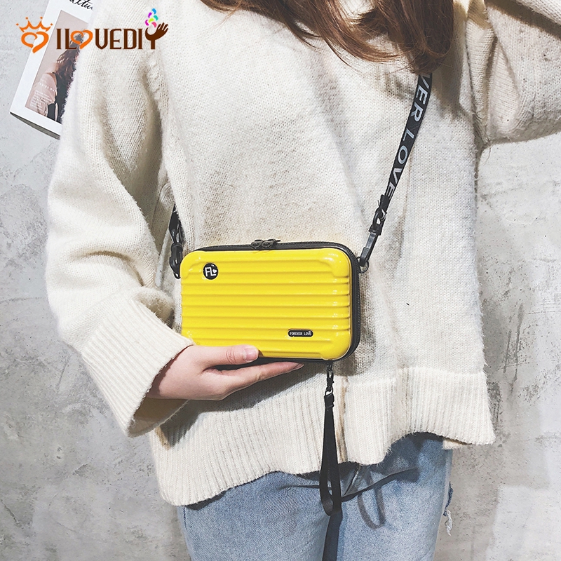 Túi đeo chéo hình vali mini thời trang cá tính dành cho nữ