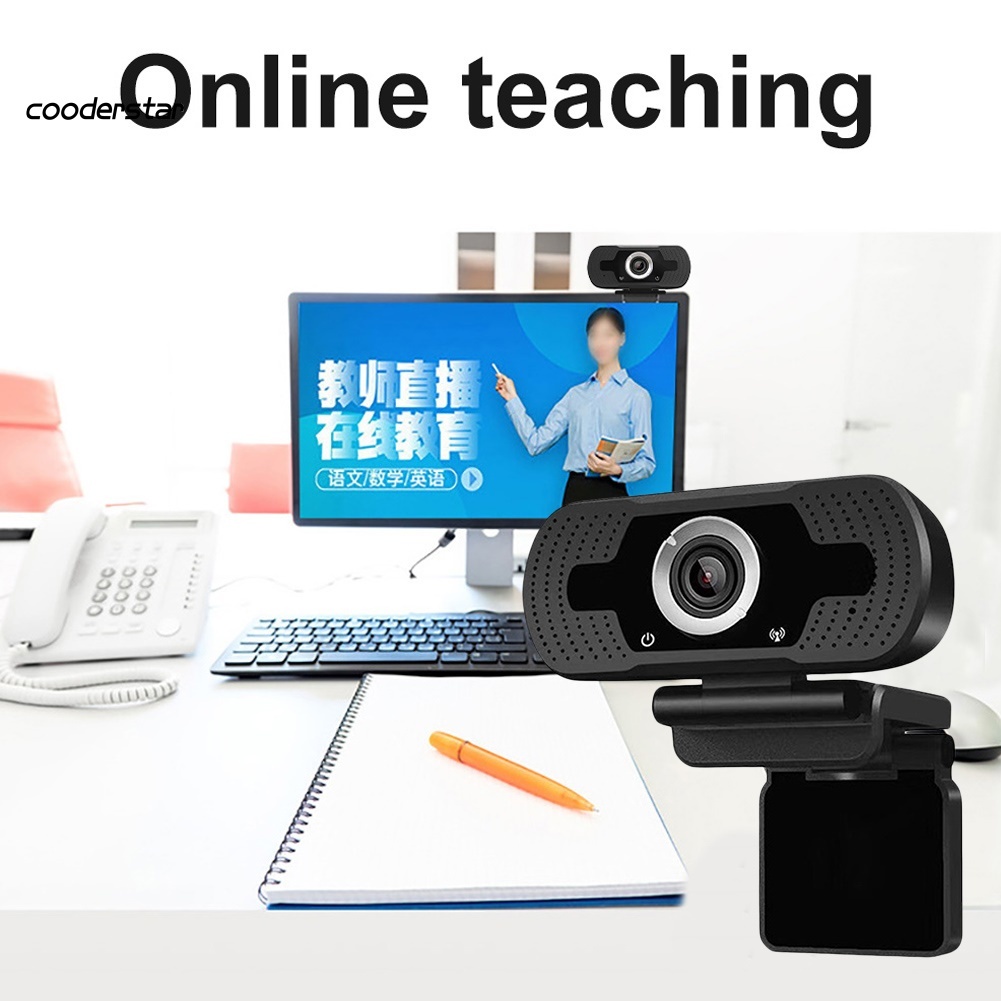 Webcam quay phim độ phân giải cao USB 2.0 1080P kèm mic cho PC Laptop | BigBuy360 - bigbuy360.vn