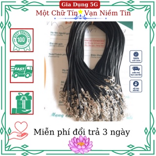 Dây da đeo cổ - dây đeo mặt phật - dây đeo mặt dây chuyền.