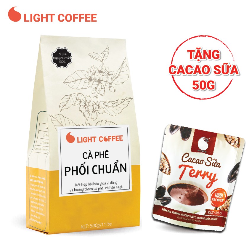 Cà phê hạt Phối Chuẩn Light Coffee 500g