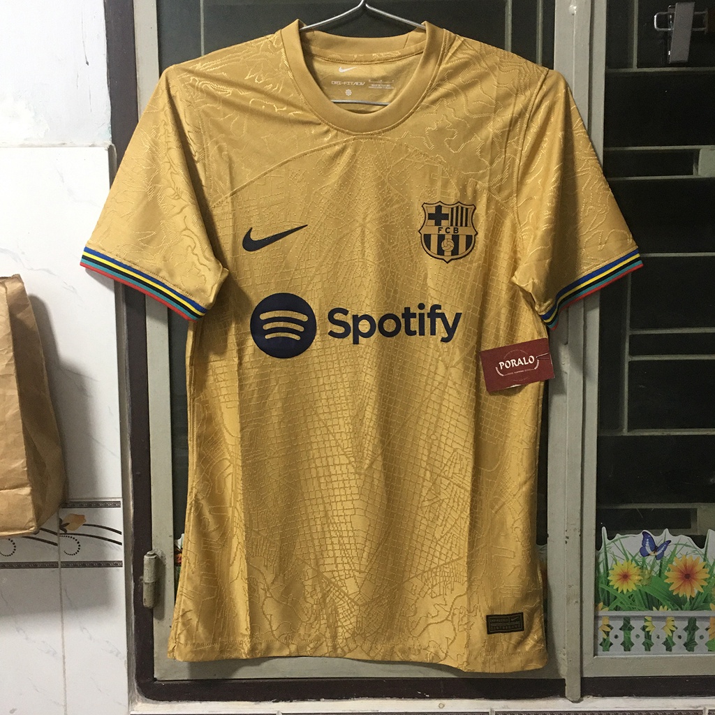 BỘ ÁO ĐẤU CLB BARCELONA SÂN KHÁCH 2022/23 BẢN PLAYER