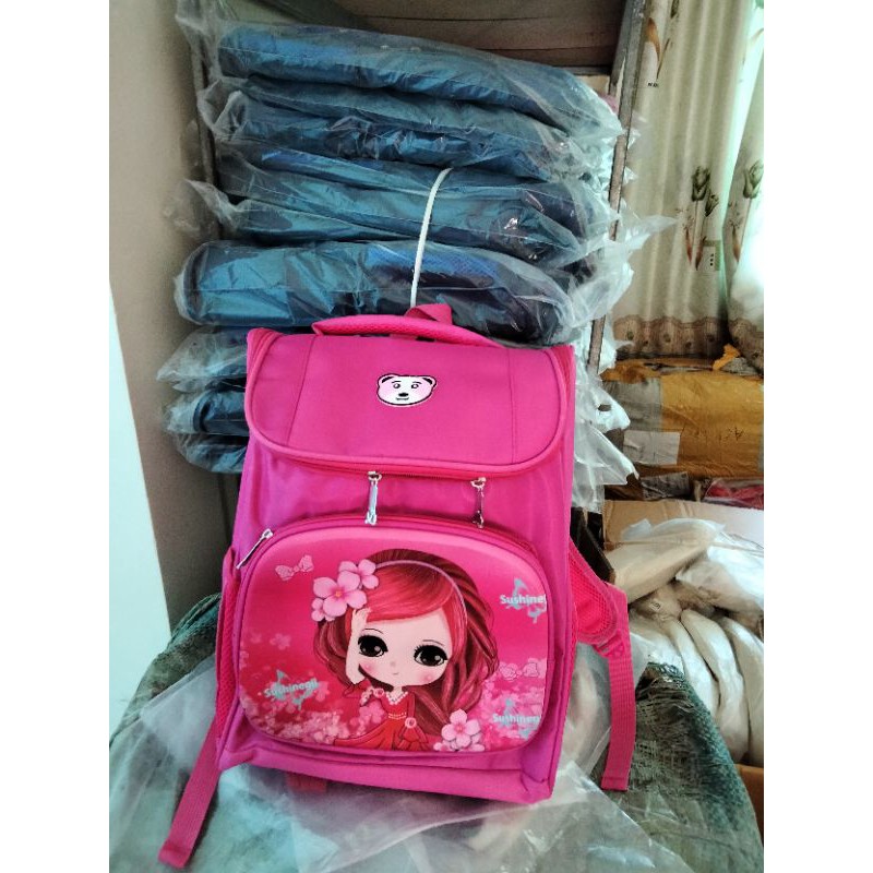 Balo đi học cho bé,balo Quảng châu cao cấp chống gù,chống nước tuyệt đối siêu dễ thương
