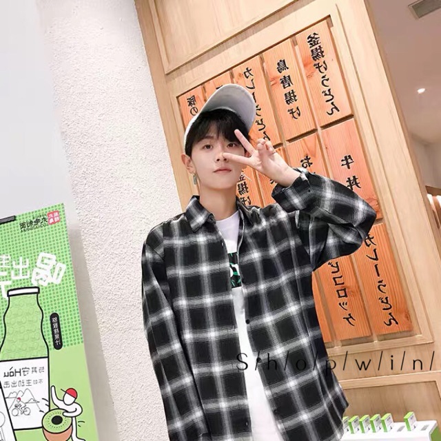 Áo khoác sowmi unisex form rộng CARO nam nữ phong cách ulzzang Wind | BigBuy360 - bigbuy360.vn