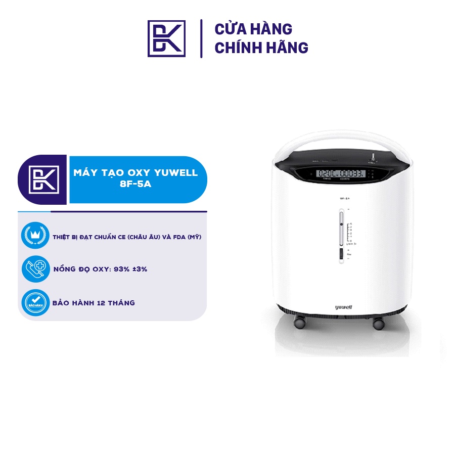 Máy Tạo Oxy 5 Lít Yuwell 8F-5A