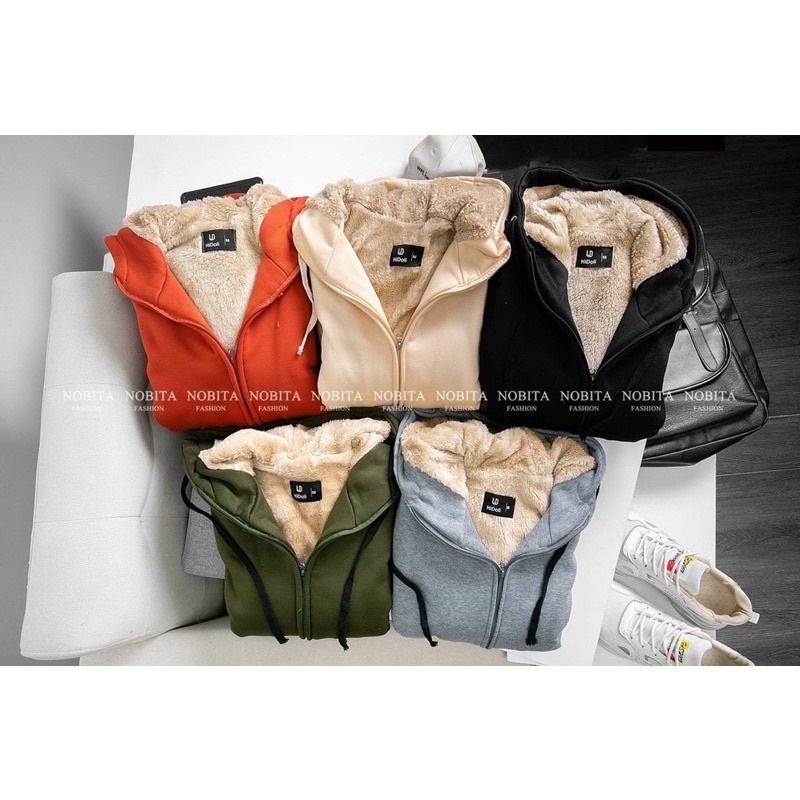 Áo Khoác Nỉ Lót Lông Cừu, SicoMenswear vải nỉ lót lông