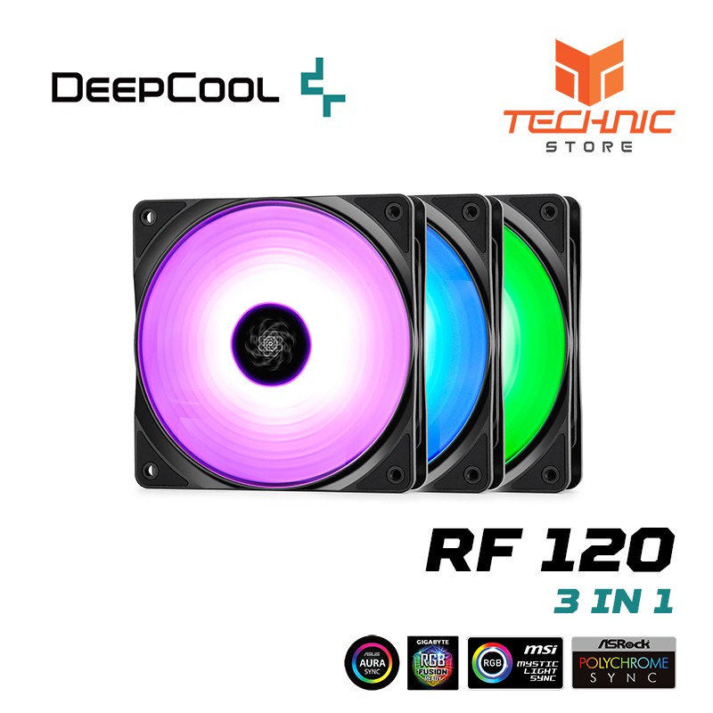 Bộ quạt tản nhiệt Deepcool RF120 3 in 1