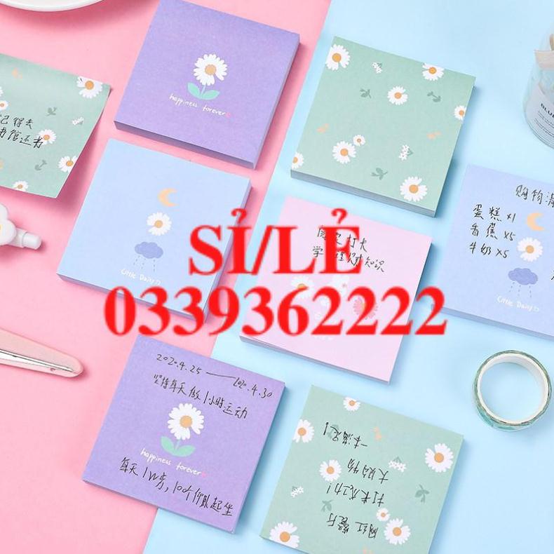 [ COCOLOVE ] Tập ghi chú hoa cúc nhỏ gọn tiện lợi bằng giấy siêu dai nhiều màu (SGC04)  HAIANHSHOP