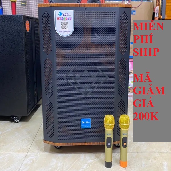 Loa kéo AZpro 2506A Bass 40 3 đường tiếng Phiên bản 2022 có REVERB tặng 2 micro cao cấp