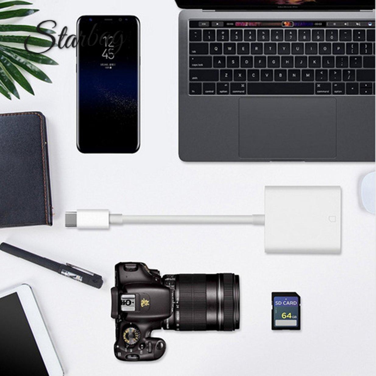 Đầu Đọc Thẻ Nhớ Usb 3.1 Type C Sang Sd Sdxc Cho Macbook | BigBuy360 - bigbuy360.vn