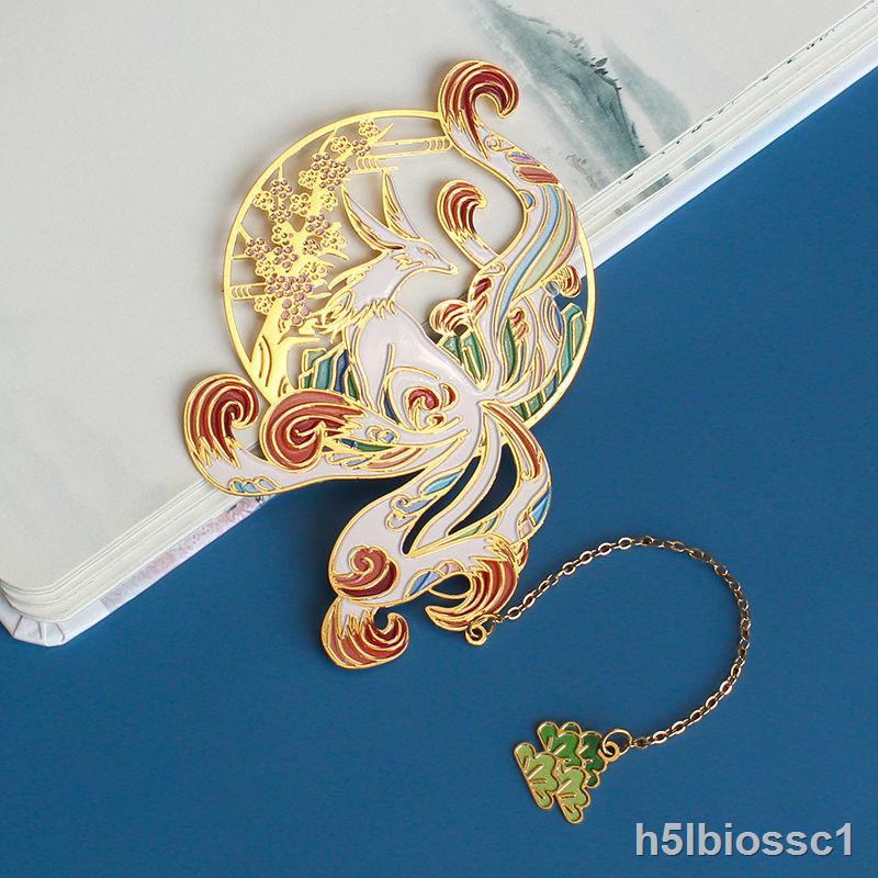 giày xinh✠✒Dấu trang kim loại cổ Phong cách Trung Quốc rỗng học sinh sử dụng văn và nghệ thuật Tết thu Ngày khánh món qu