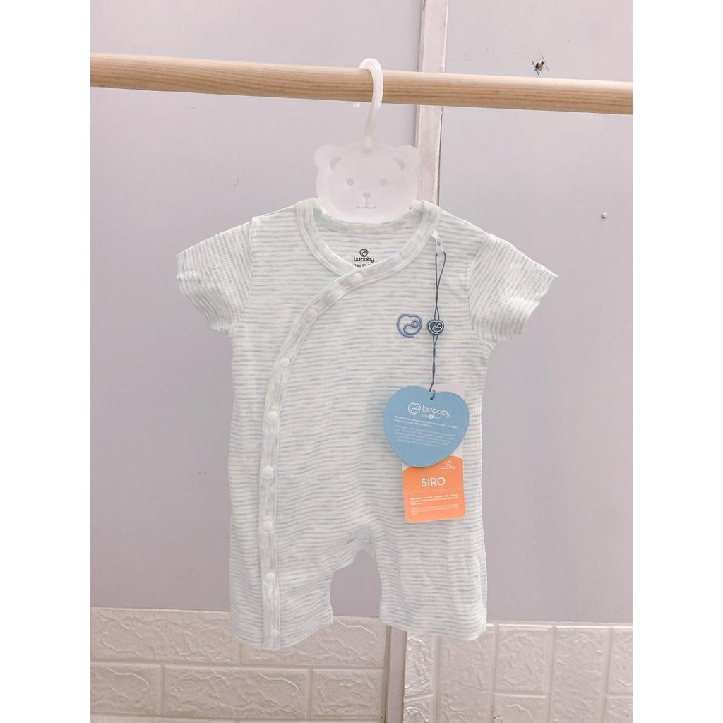 Bubaby - Body đùi ngắn tay cài chéo siro - Bu baby