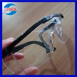 Kính bảo hộ lao động, đi đường chống bụi, gọng kính có thể tuỳ chỉnh với tất cả các kích thước khuôn mặt