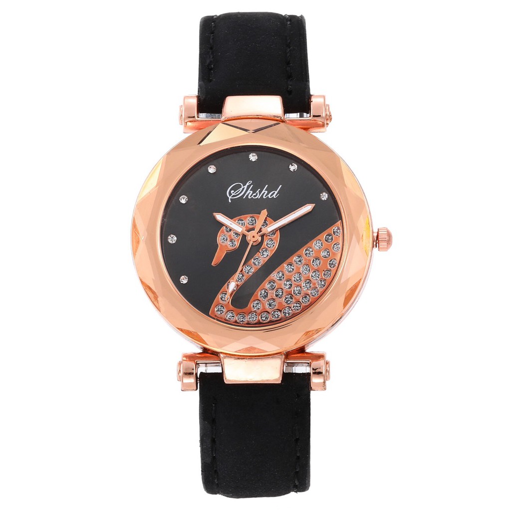 ĐỒNG HỒ NỮ DÂY DA SHDHD MẶT THIÊN NGA D382 SIÊU ĐẸP | BigBuy360 - bigbuy360.vn