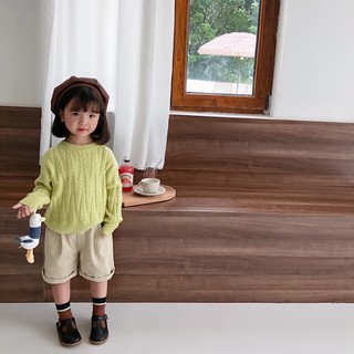 Quần lửng nhung cao cấp cho bé trai và bé gái phong cách_Hàng tuyển chọn cao cấp QN