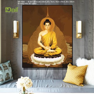 Tranh treo tường tự tô màu số hóa DALI Tranh Phật giáo P020