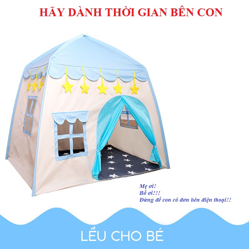 ĐỒ CHƠI LỀU NGÔI NHÀ BẰNG VẢI COTTON SIÊU BỀN ĐẸP CHO BÉ YÊU