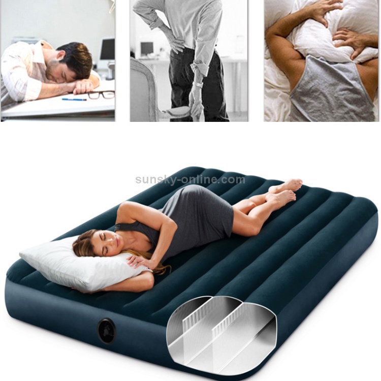Đệm hơi đơn công nghệ mới 99x191x25cm 64732, nệm 1 người nằm, êm ái thoáng khí, gấp dọn tiện dung - Kèm bơm điện