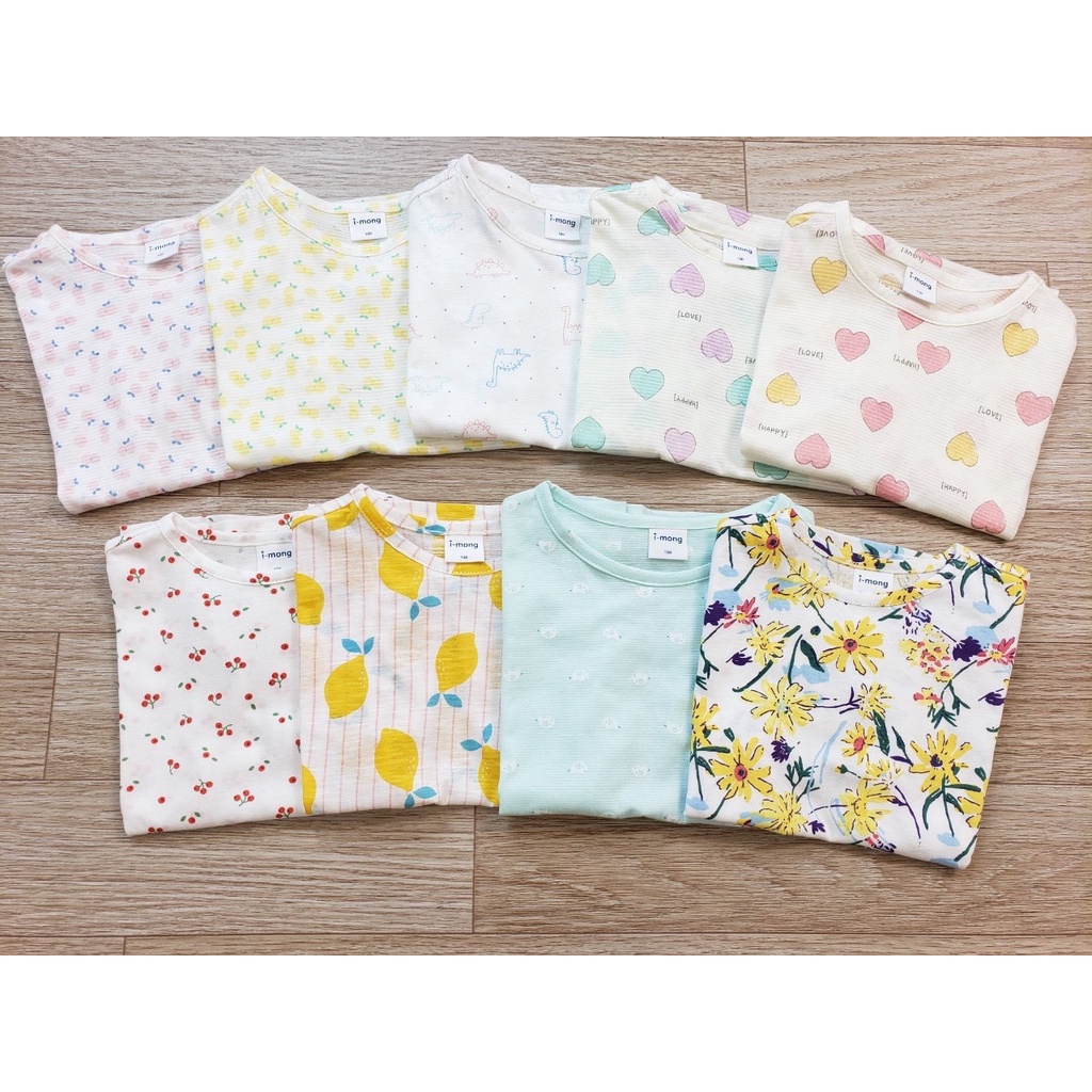 Bộ cotton giấy i - mong xuất Hàn nhiều hình BTBG