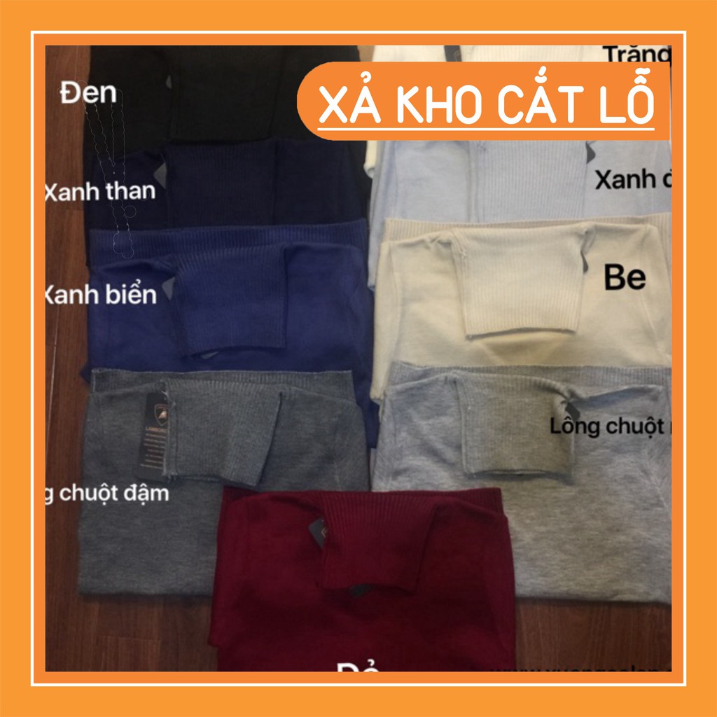 Áo len nam cổ lọ len dệt kim hàng Việt đẹp - aolennamhadinh