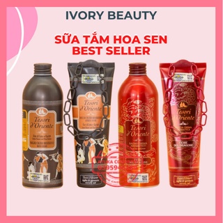 Sữa Tắm Nước Hoa TESORI CHÍNH HÃNG Dưỡng Ẩm Trắng Da, sữa tắm Ý, Sữa tắm thảo mộc, Sữa tắm Hoa Sen, Sữa tắm Rồng Đỏ