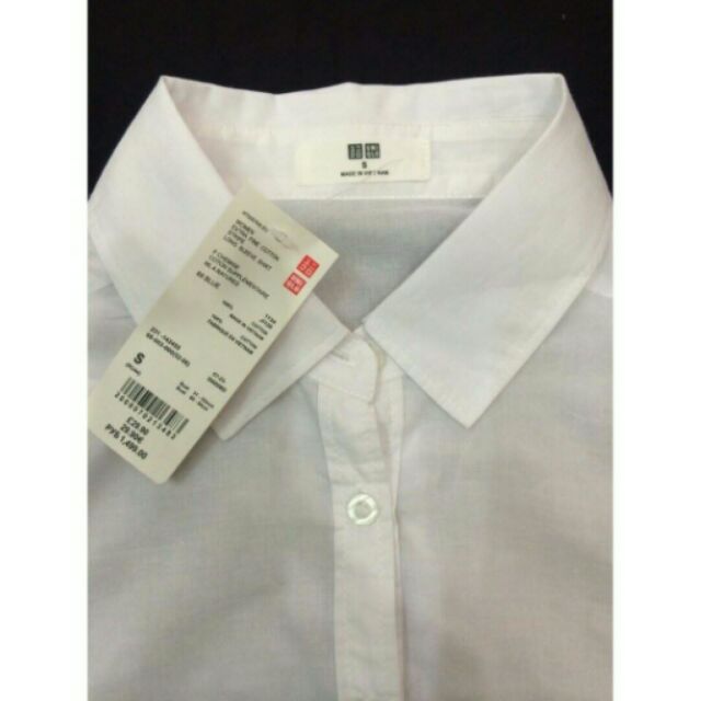 Sơ mi trắng VNXK 100% cotton