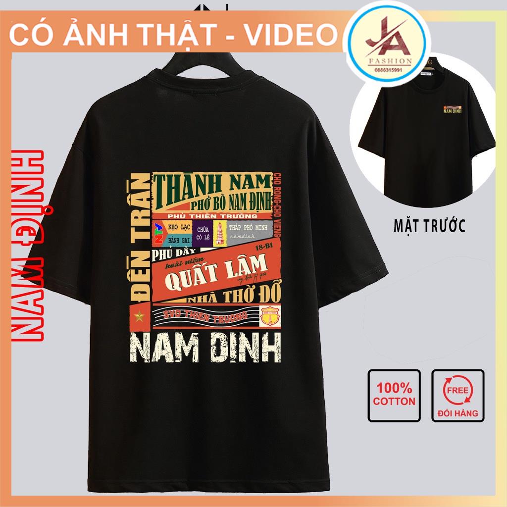 Áo thun nam nữ - Áo phông nam nữ UNISEX tay lỡ form rộng thoáng mát thế hệ genz NAM ĐỊNH và các tỉnh VIỆT NAM
