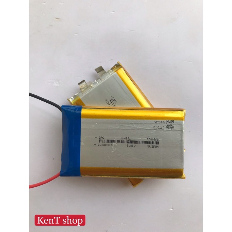 Pin Lipo 5000mah - 10.000mah 37Wh model 10x43x72mm