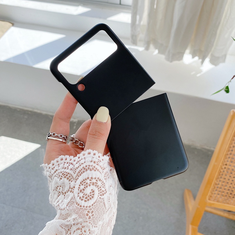 Ốp Điện Thoại PC Cứng Nhám Siêu Mỏng Chống In Dấu Vân Tay Cho Samsung Galaxy Z Flip4 5G Flip 3 ZFlip1 / 2
