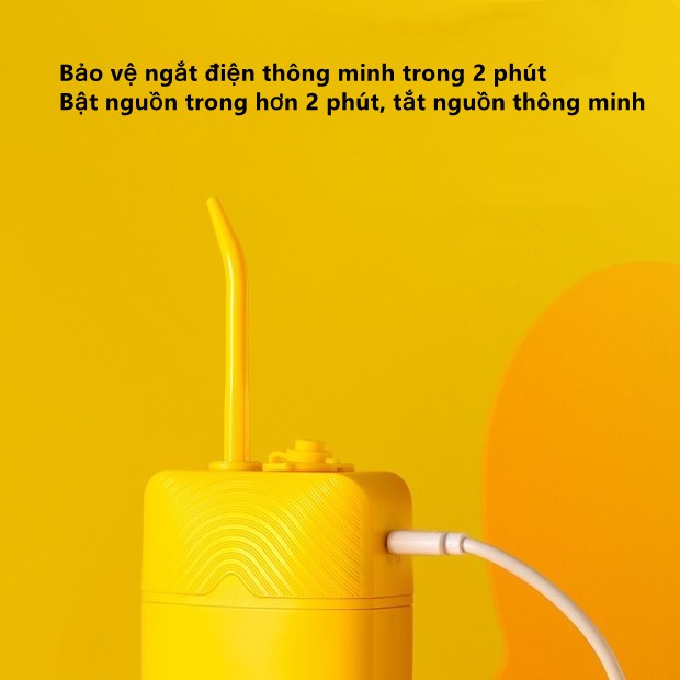 Máy tăm nước APIYOO X6-PKQ hình Pikachu 3 tốc độ cho răng miệng