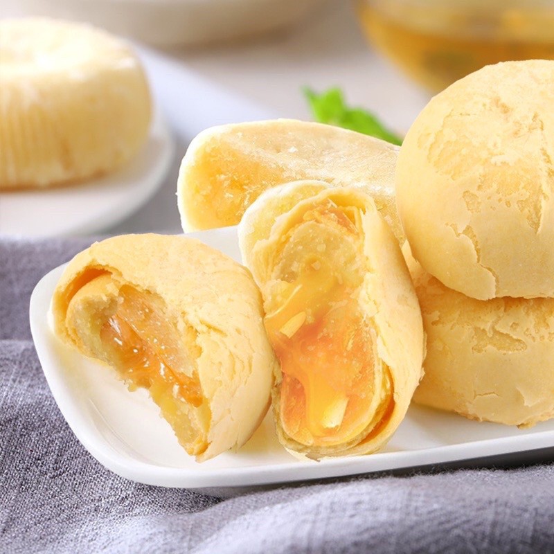 Bánh trứng chảy ngàn lớp 500G - 9 Cái  [FREESHIP] Bánh trứng chảy ĐÀI LOAN tan chảy Date mới