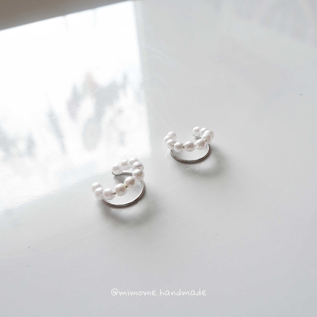 Silver band cuff khuyên tai vòng ( 1 chiếc )