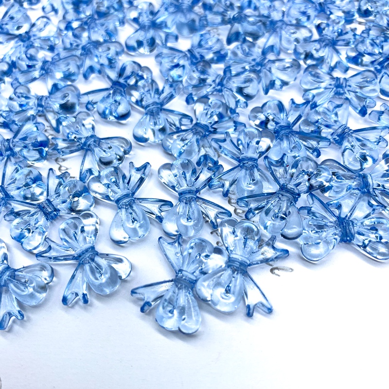 30 Hạt Nhựa Trong Suốt Kích Thước 15*18mm