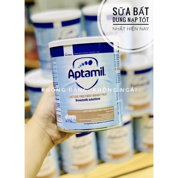 sữa aptamil lactose free của anh , sữa dành cho trẻ bị tiêu chảy và bất dung nạp , date 9/5/2022