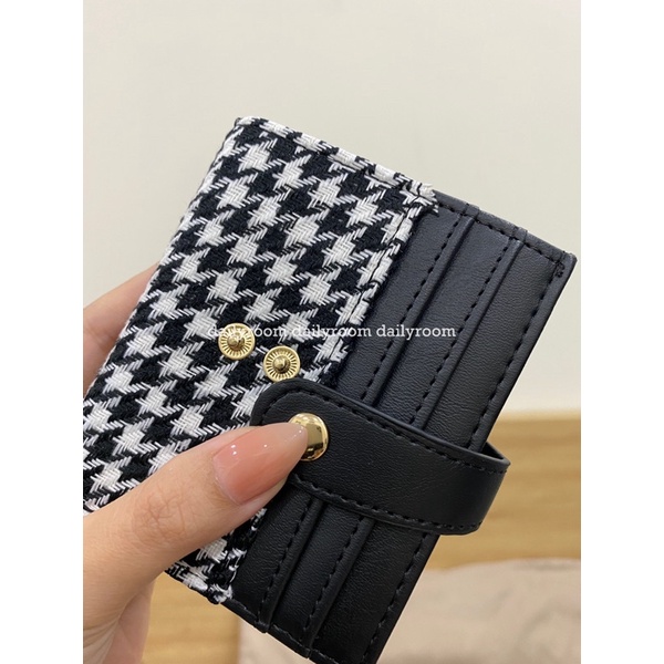 (Daily Room) Ví Mini Wallet nhỏ gọn, cúc bấm sang trọng